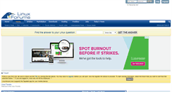 Desktop Screenshot of linuxforums.org