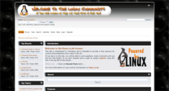 Desktop Screenshot of linuxforums.org.uk